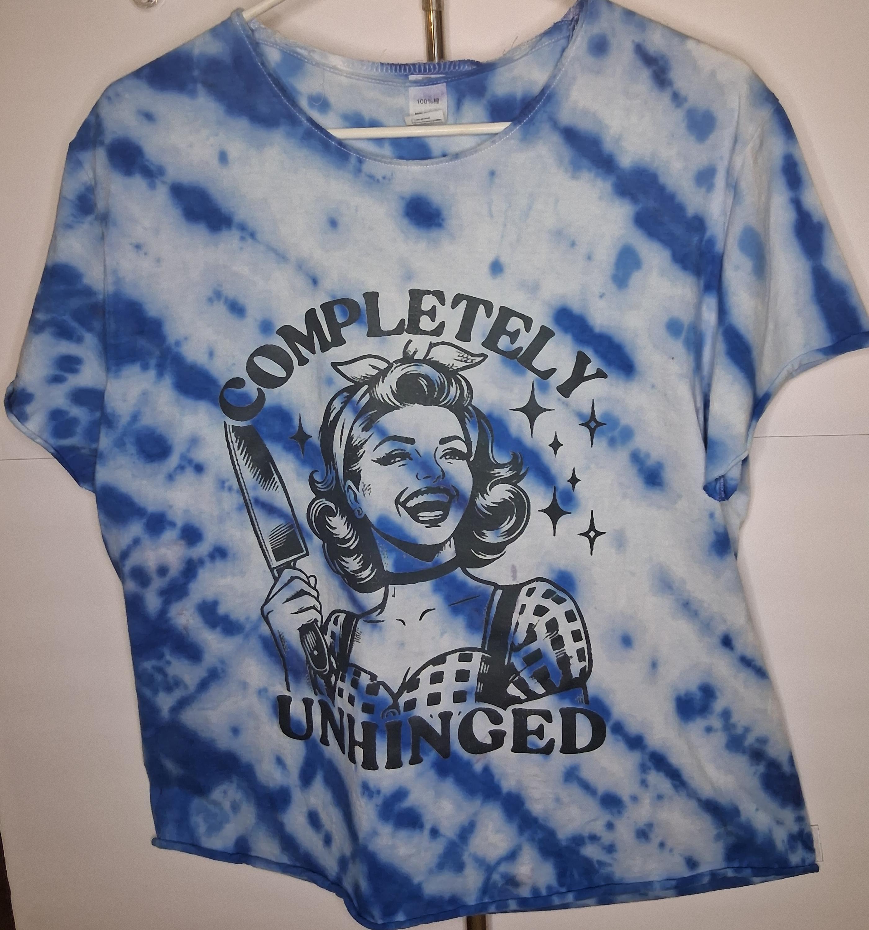 tie dye ripped t shirt