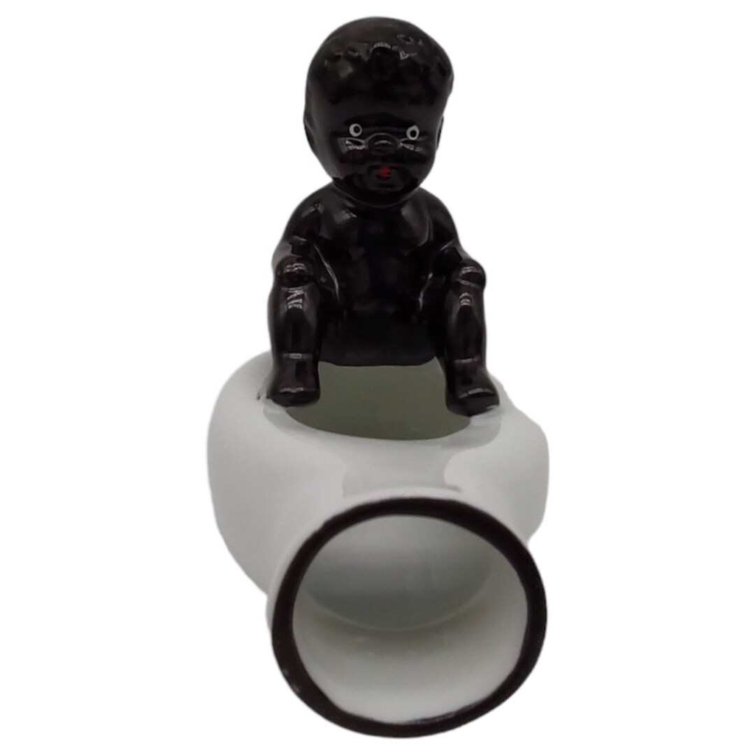 4 Occupied Japan Vintage Americana Porcelain Ashtray Sweet Baby on