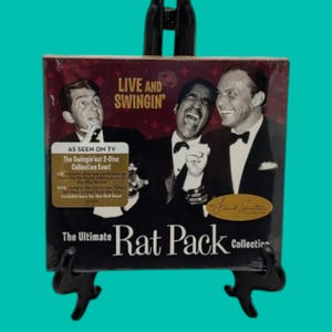 NEW Live and Swingin&#39; Ultimate Rat Pack Frank Sinatra CD & DVD Disc Collection - Sammy Davis Jr. Dean Martin - Live Villa Venice Club