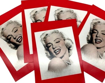 Marilyn Monroe ongeposte Hallmark briefkaart Copyright 1990 oude Hollywood glamour