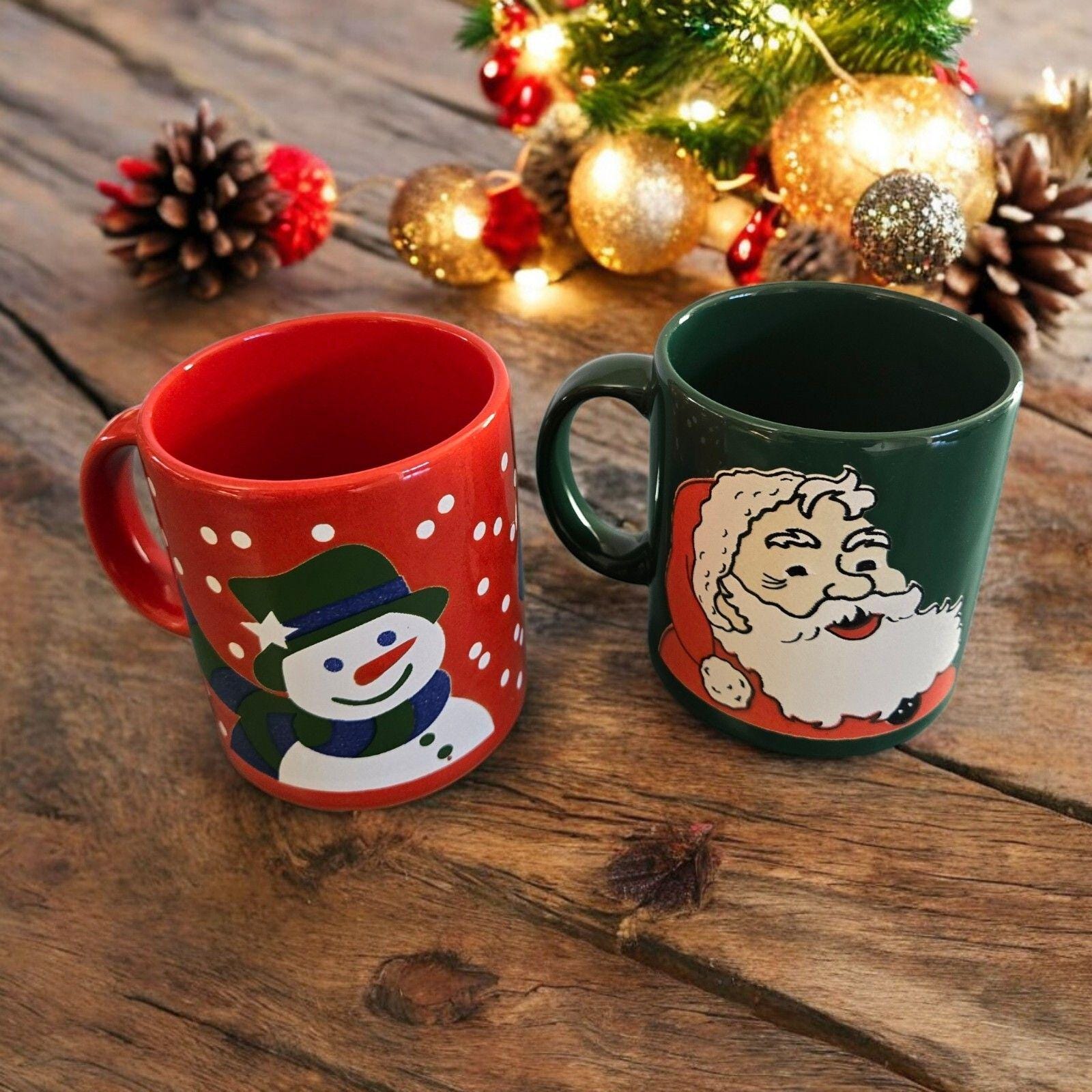 Rare Vintage Santa Mug - Etsy