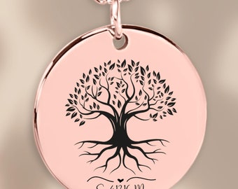 9th Anniversary Gift For Her, Personalized Initial Necklace for Willow Anniversary, Custom Ninth Anniversary, Gift For Wife, Jewelry