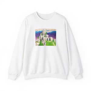 Gamer Crewneck Sweatshirt with Battle Royale Inspired Painting, Gaming Crewneck, Video Game Sweatshirt, Battle Royale Sweatshirt