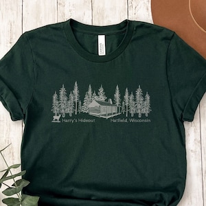 Custom Cabin Shirt, Personalized Cabin Shirt, Gift for host, Christmas Gift, Cabin in the Woods, The Cabin Shirt, Up North WI, Cabin Life