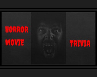 Horror Movie Trivia - PDF Slideshow!