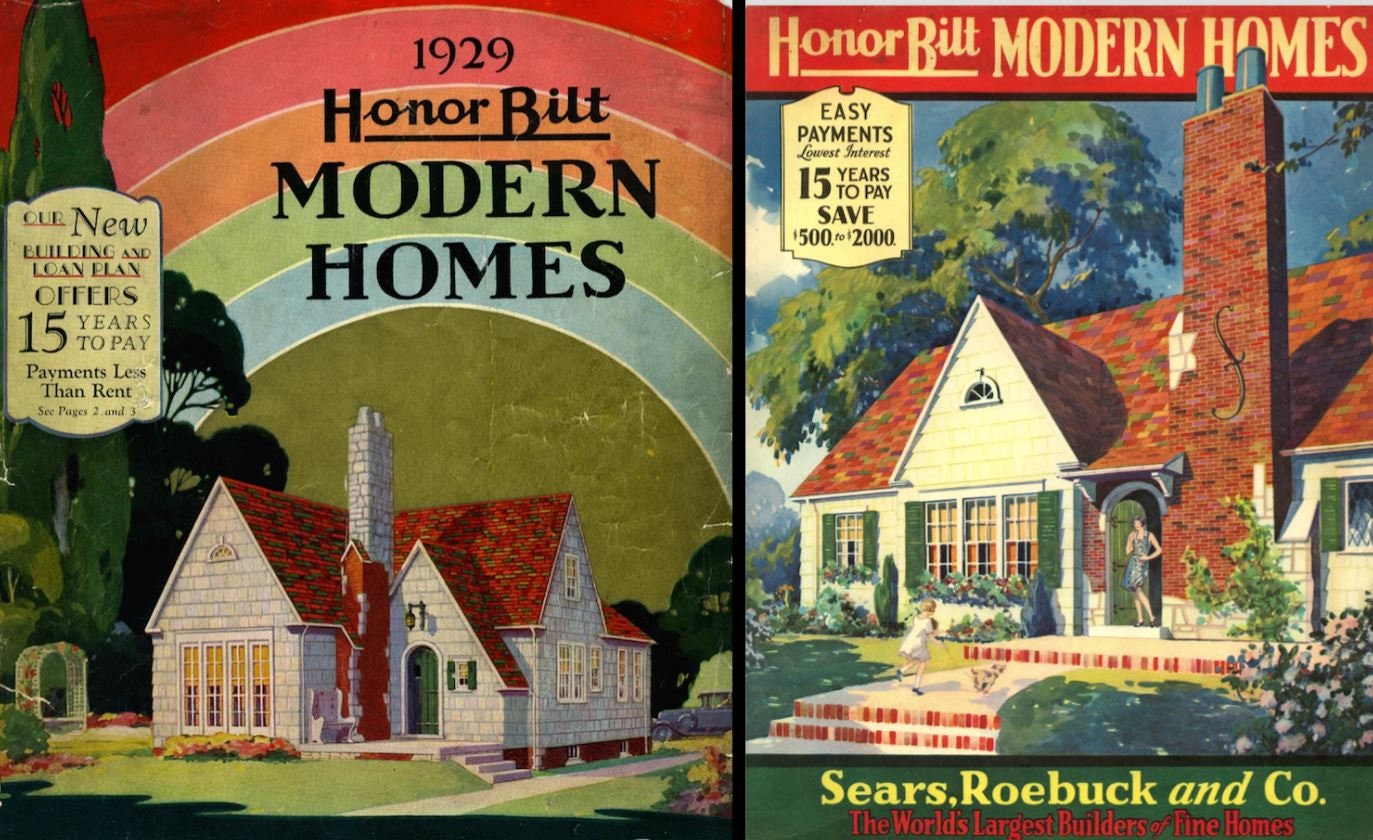 Vintage Sears Honor Bilt Modern Homes Catalogs Collection 28 Sears
