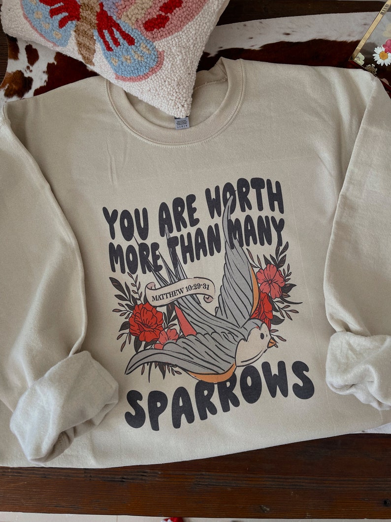 You Are Worth More Than Many Sparrows - Etsy