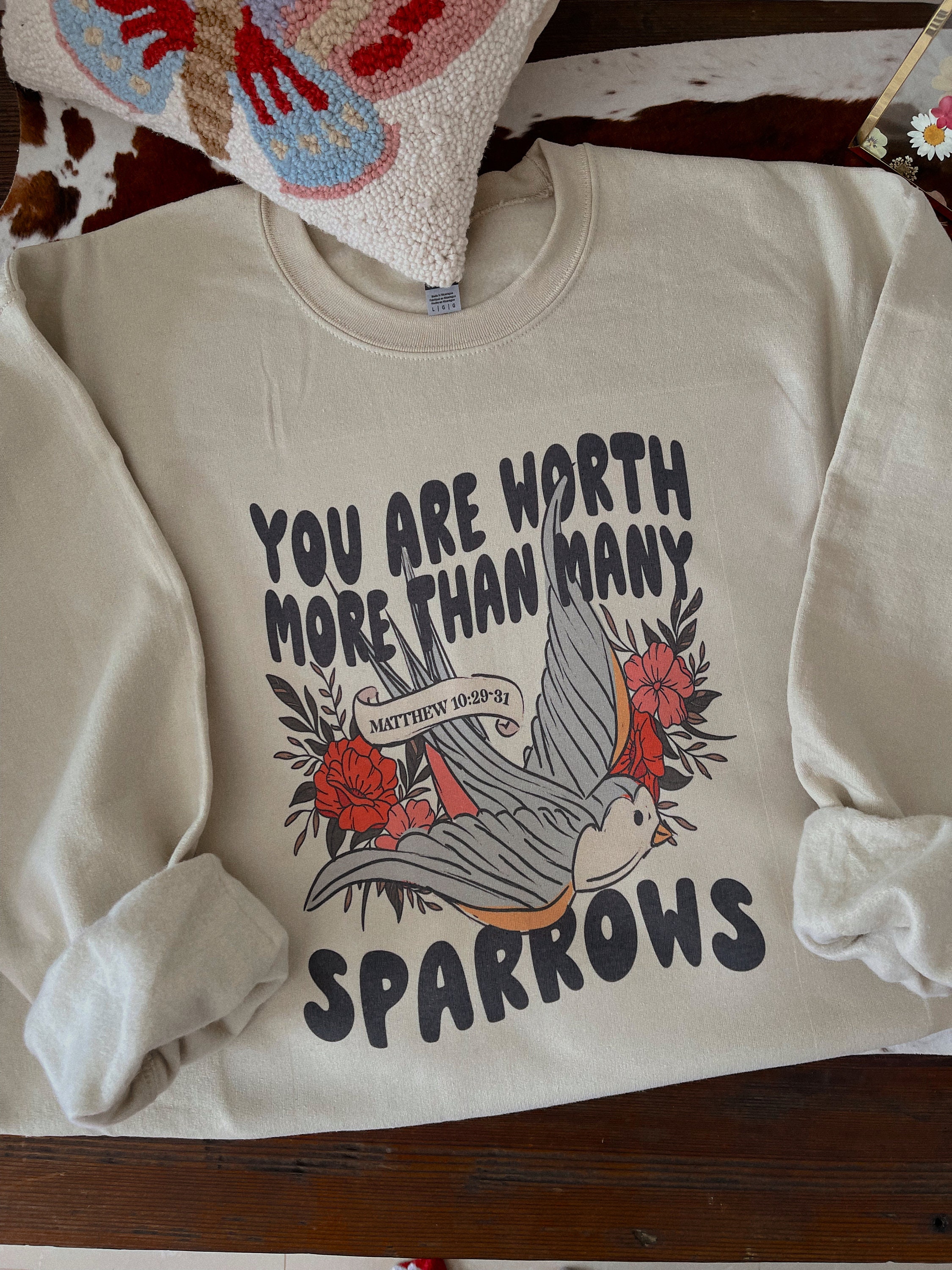 You Are Worth More Than Many Sparrows - Etsy