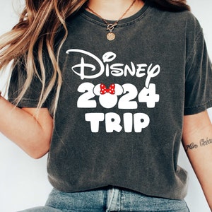 Disney 2024 Trip Shirt, Disney Vacation Shirt, Disneyworld T-Shirt, Retro Disney 2024 shirt, Disneyland shirt, Magic Kingdom Shirt