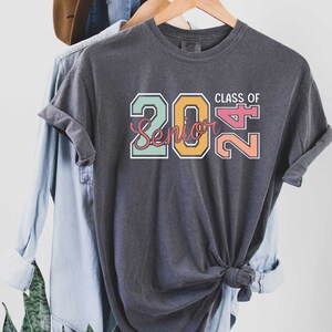 Class of 2024 Graduation Shirt, Senior Gift, Personalized Senior 2024 Shirt, Custom Senior High School Tee, Graduation Shirt, Class of 2024