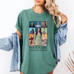 Custom Photo Comfort Colors Shirt: Personalized Era&#39;s Tour Design