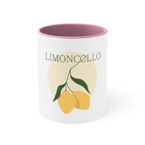 Cute Pink Limoncello Mug for Coffee Lovers, Mom's, Girlfriends, Wives, and Bridesmaids!