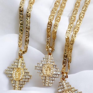 Virgin of Guadalupe-San Judas Tadeo-San Benito -Religious Charms-religious jewelry-Saint Jude-Saint benedic-virgin-gold plated jewelry
