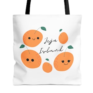 Jeju Island Tote Bag | Carrying Bag | Travel Tote | Purse