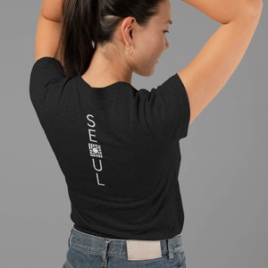 Seoul T-Shirt | Front And Back Print | Korean Fashion | Seoul Streetwear | Korean Shirt