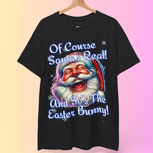 Christmas T Shirt, Funny Santa Tshirt, Humorous Xmas Tee, Christmas Party Top, Office Xmas Party Tee, Father Christmas Tee, Stocking Filler