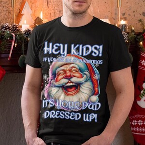 Maglietta natalizia divertente per papà e Babbo Natale: maglietta natalizia Grumpy Old Git