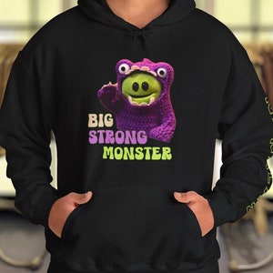 Nanalan purple monster, mona hoodie, mona cute Shirt, Nanalan Sweatshirt, Nanalan Meme, Cartoon Shirts, puppet, meme mug, tiktok, meme shirt