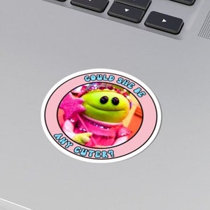 Nanalan Who&#39;s that Wonderful Girl KISS cut and vinyle water resistant stickers monaT-Shirt, mugs, Sweatshirt, Nanalan Peepo Shirt,