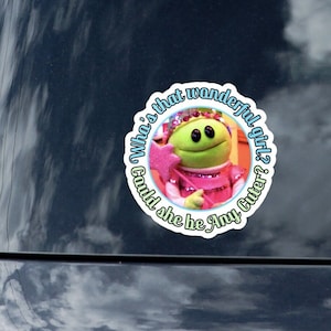 Nanalan Who&#39;s that Wonderful Girl KISS cut and vinyle water resistant stickers monaT-Shirt, mugs, Sweatshirt, Nanalan Peepo Shirt,