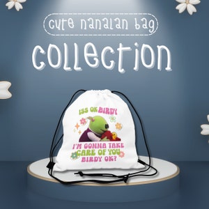 Nanalan, mona trendy tote bag, wonderful girl, gift for her, nanalan merch, Nanalan Peepo Sweatshirt t shirts,mona
