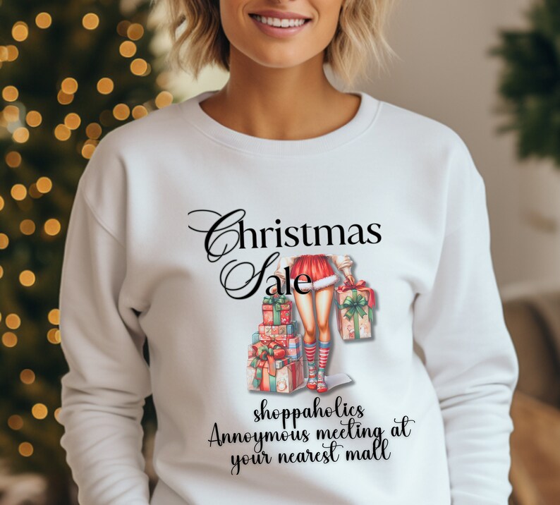 Christmas Themed Sweatshirts, Gifts for Her, Festive Patterns, Holiday