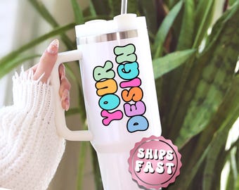 Custom Tumbler 40oz Tumbler with Handle Custom Logo Tumblers Matching Tumbler Custom Photo Tumbler Personalized Travel Mug Custom Cup