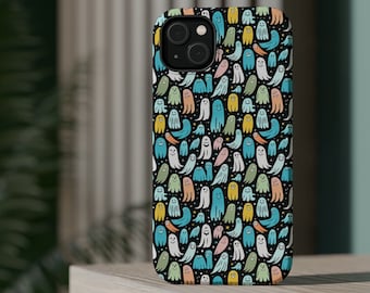 MagSafe Protective iPhone Case Halloween Ghost for iPhone 15 / iPhone 14 / iPhone 13 (Standard/Mini/Pro/Plus/Pro Max)