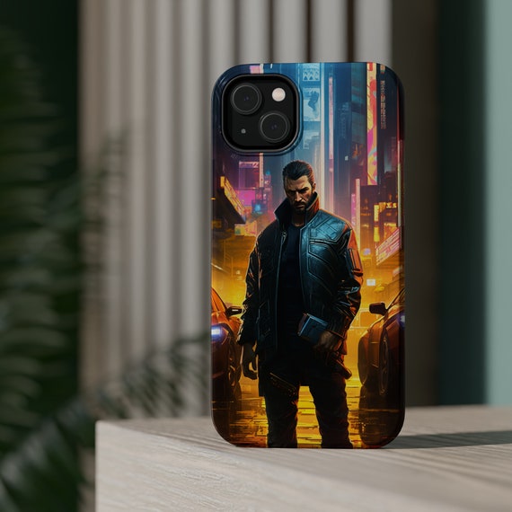 MagSafe iPhone Case Cyberpunk 2077 Night City Gaming for iPhone 15 14  Pro Plus Pro Max and iPhone 13 Mini Pro Pro Max Tough