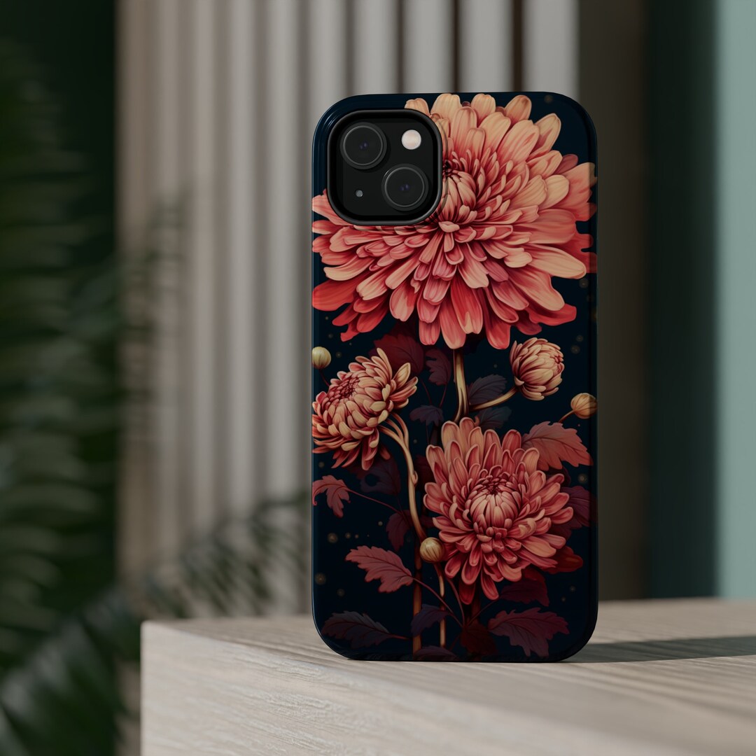 COQUE IPHONE ZOEY'S GARAGE ART - DESIGN FLEURAL ORIGINAL - RÉSISTANTE MODÈLES 11-14