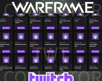 Warframe Sevagoth + Archon Shards + 14 Forma and More Twitch Drops