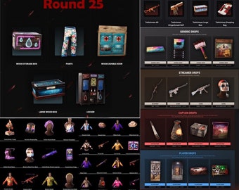 Rust 25 + 26 + 27 + 28 ROUNDs ( 53 Skins ) Twitch Drops