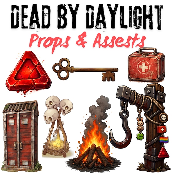 Lot de 14 accessoires et ressources Dead By Daylight