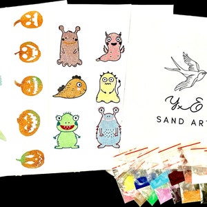 Halloween Sand Art Sticker Kits