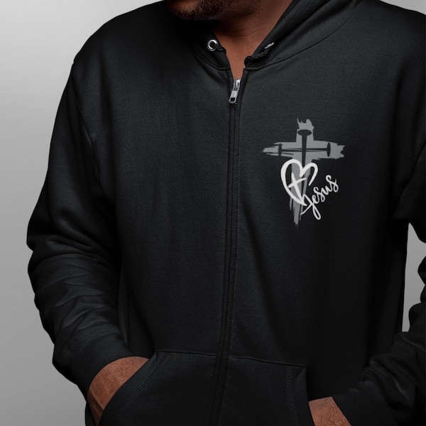 Zip up Hoodie Adult Baptism Gift Hoodie Zip ups,Full Zip Hooded Sweatshirt,streetwear zip ups, Faith shirt lightweight jacket zip up hoodies