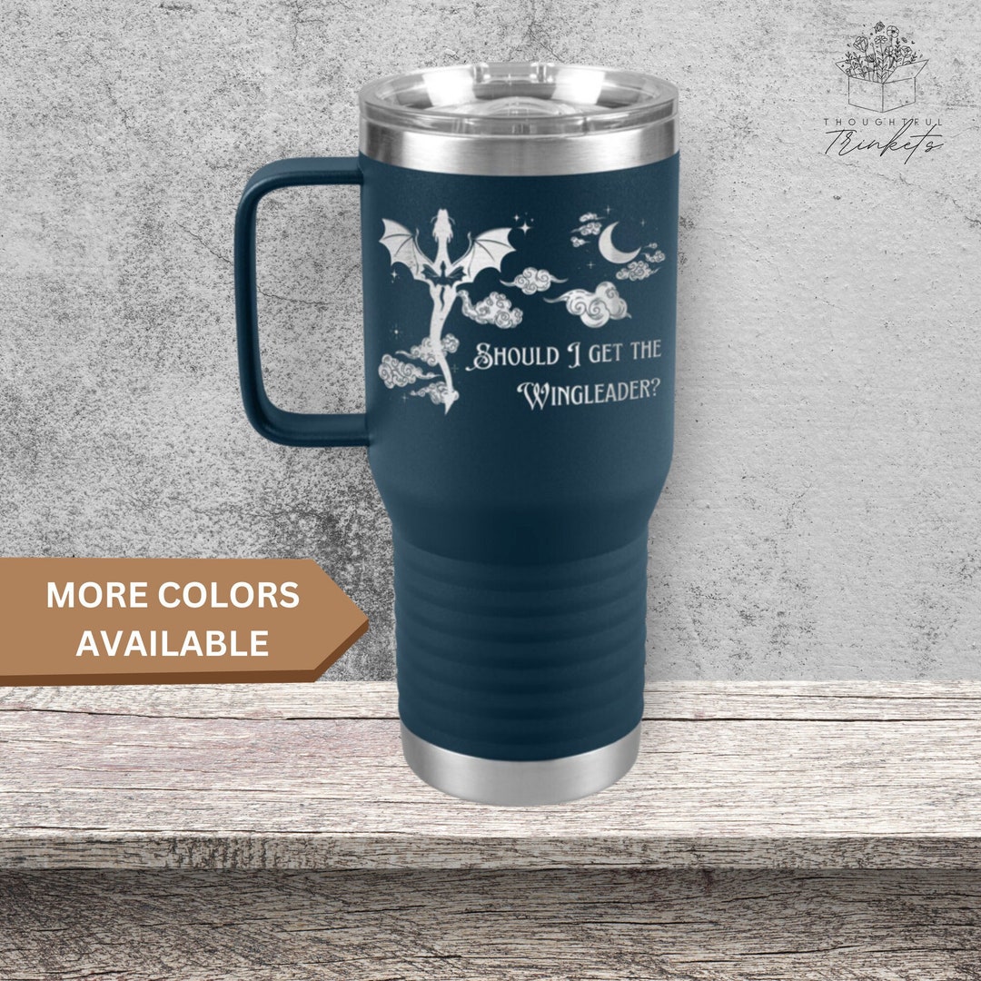 Dragon Rider Travel Tumbler Gift for Book Lover Bookish Gifts