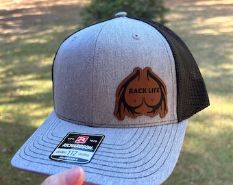 Rack Life Leather Patch Hat