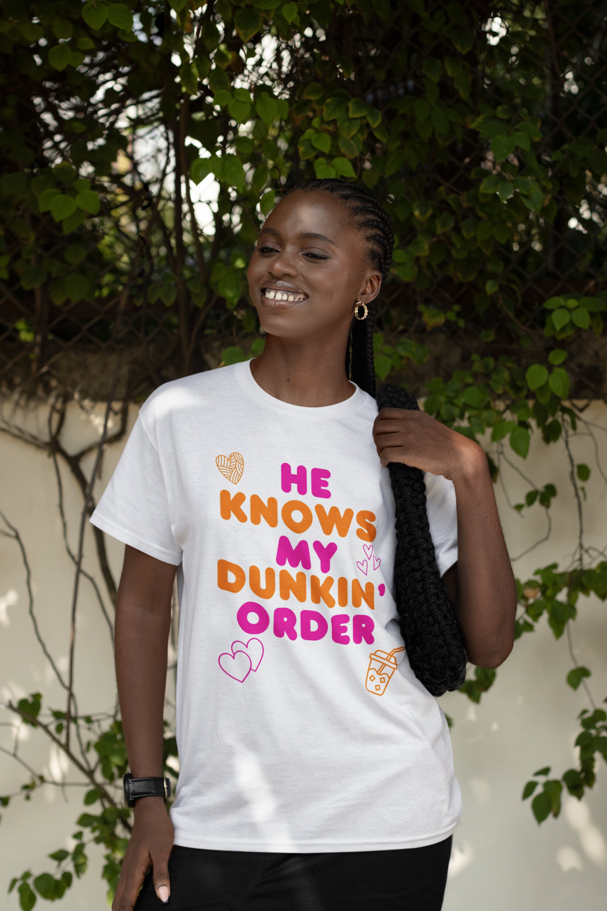 Dunkin Donuts Order T-shirt: Fun Gift for Couples - Etsy