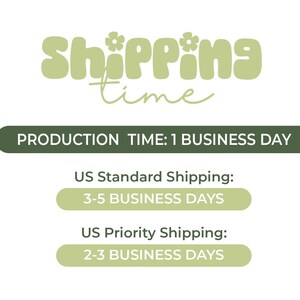 a white background with the words shipping time on it