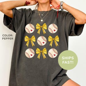 Comfort Colors® Softball Baseball Shirt, Softball Mom Shirt, Baseball Season Shirt, Game Day Shirt, Baseball Mom Shirt, Sports Mom Shirt