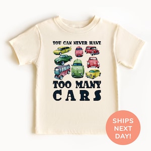 Shirt en rompertje, shirt voor jongens, autoliefhebber shirt voor peuters en jongeren, shirt voor jongens, shirt voor jongens, cadeau voor kinderen
