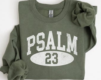 Psalm 23 The Lord Is My Shepherd Shirt, Christian Football Sweatshirt, Bible Verse Tee, Football Mom Gift, Game Day Football Season Tee
