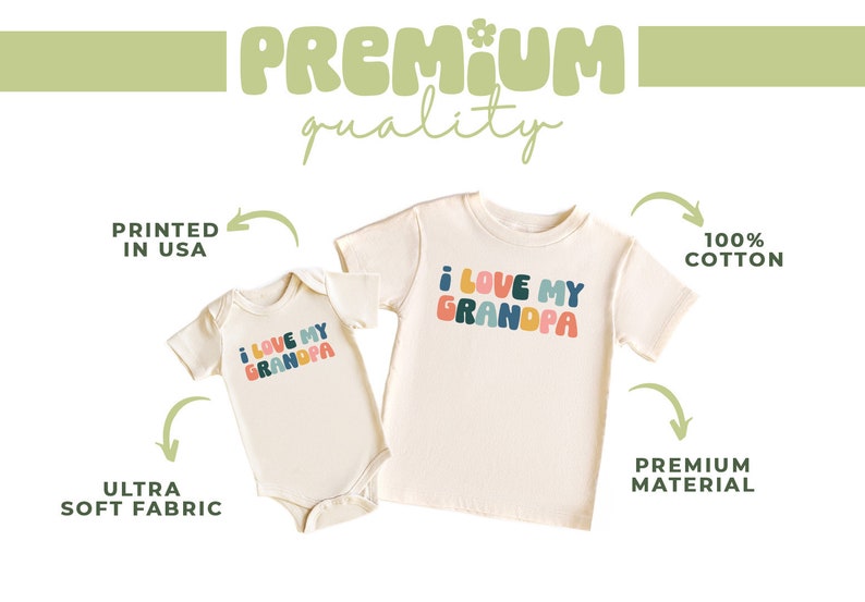 a baby's bodysuit with the words i love my grandma and i love