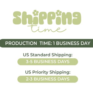 a white background with the words shipping time on it