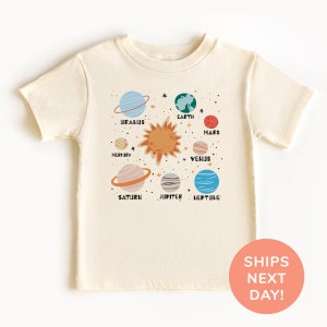 Solar System Shirt and Onesie®, Cute Planets Toddler & Youth Shirt, Space Lover Kids Shirt, Planets Lover Shirt, Shirt for Kids