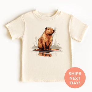 Capybara Shirt and Onesie®, Cute Capybara Toddler & Youth Shirt, Capybara Lover Kids Shirt, Animal Lover Shirt, Animal Shirt for Kids