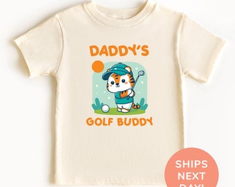 Daddy’s Golf Buddy Shirt and Onesie®, Golf Buddy Toddler & Youth Shirt, Dad’s Little Golf Player Shirt, Golf Shirt for Kids