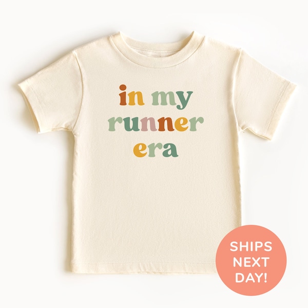 In My Runner Era Shirt and Onesie®, Runner Toddler & Youth Shirt, Future Athlete Kids Shirt, Funny Running Shirt, Shirt for Runner Kids