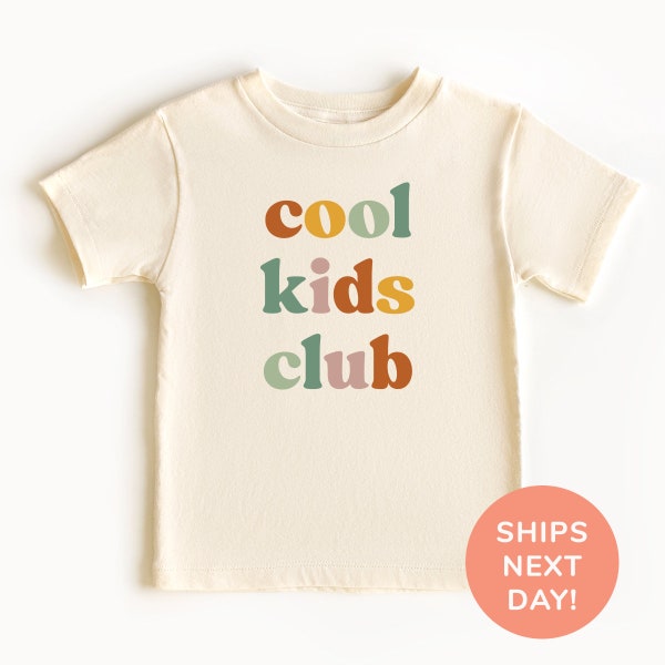 Cool Kids Club Shirt and Onesie®, Cute Toddler & Youth Club Shirt, Favorite Kids Club Shirt, Shirt for Cool Kids, Gift for Kids