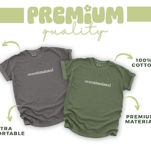 two t - shirts with the words premium quality printed on them